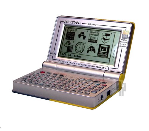 Produkt-Bild: ASSISTANT AT-2093 - SPRECHENDER 4-SPRACHEN TRANSLATOR mit 690.000 W&ouml;rtern und 9.200 Redewendungen in 8 W&ouml;rterb&uuml;chern --- DEUTSCH - ENGLISCH - FRANZ&Ouml;SISCH - RUSSISCH