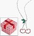 Avon Cherry Necklace in Cherry Print Signature Box