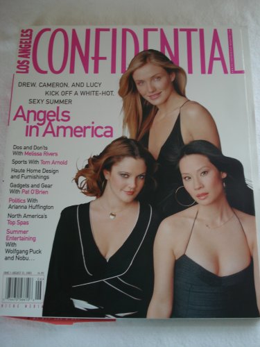 Los Angeles Confidential Magazine June 1 - August 31, 2003 Charlie's Angels Cameron Diaz, Drew Barryore, Lucy Lui