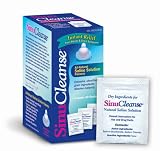 Health & Personal Care : SinuCleanse Natural Saline Solution Packets 60 Count