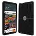 Skinomi Black Carbon Fiber Full Body Skin Compatible with HP Split 13 x2 (13t-m100)(Full Coverage) TechSkin with Anti-Bubble Clear Film Screen Protector