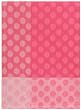 100% Cotton Jacquard Dots Pink Dishtowel 18" X 28" Set / 6