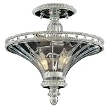 Eurofase 19337-012 Beauchamp 2-Light Semi-flushmount, Brushed Nickel