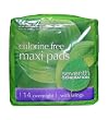 Seventh Generation Chlorine Free Maxi Overnight Pads, 14-count Packages (Pack of 12) (168 pads)