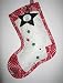Country Quilted Christmas Stockings Handcrafted Keepsakes Personalized with Picture Frame - FREE Shipping