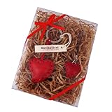 Italian Leather Key Chain and Cell Phone Charm Set, Heart