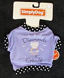 Pet Supplies : Small Dog Tshirt - Diamonds Are a Dogs Best Friend