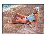 Beach Beauty Scenic Giclee Poster Print by Christine La Grow, 24x20