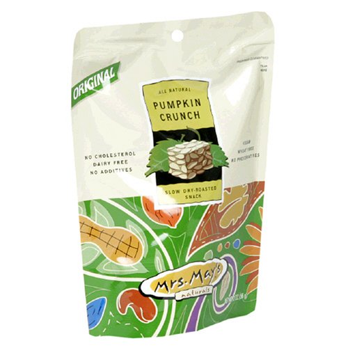 Mrs. May's Dry-Roasted Snack, Pumpkin Crunch, 2-Ounce Pouches (Pack of 24)