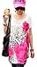 Womens Casual Loose Dolman Sleeve Floral Bodycon Shirt Dress