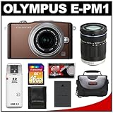 Olympus PEN Mini E-PM1 Micro 4/3 12.3 MP Digital Camera & 14-42mm MSC II R  ....