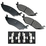 Akebono ACT898 ProACT Ultra-Premium Ceramic Brake Pad Set by Akebono