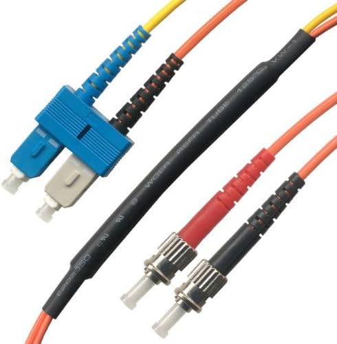 2M ST/SC Mode Conditioning Fiber Optic Cable (9/125-62.5/125)