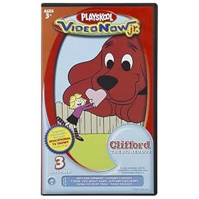 Videonow Jr. Personal Video Disc 3-Pack: Clifford #4 by Hasbro