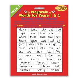 National Literacy Magnetic Words for Years 1&2 PACK 2 Key Stage 1