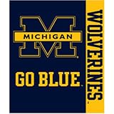 Michigan Wolverines 50x60 Raschel Throw