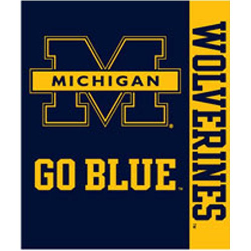 Michigan Wolverines 50x60 Raschel Throw