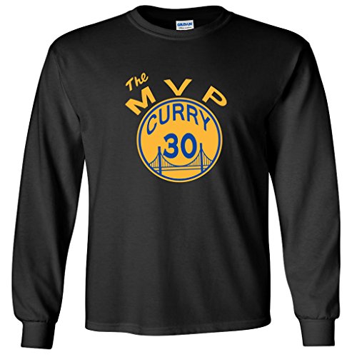 LONG SLEEVE BLACK Steph Curry Golden State Warriors 