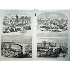Art 1870 de Bataille de Bloc de Bercy de Napol�on de Paris Pont de Guerre