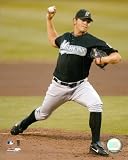 Josh Johnson Florida Marlins Action Unsigned 8x10 Photo