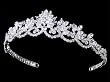Odessa Rhinestone & Crystal Silver Bridal Tiara 196