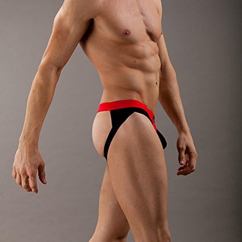 ROPALIA Mens Sexy Thongs Briefs Open Back Low Rise Jockstrap Boxers Underwear