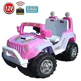 FERNBEDIENBARES Elektroauto Kinderfahrzeug Kinderauto Elektro Auto Jeep ROSAvon "crooza"