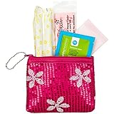Period Starter Kit - Fashionable and Organic Menstrual Period Survival Kit - When Aunt Flo Makes a Surprise Visit! (Your First Choice To-Go!)