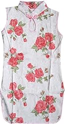 Girls 2015 Floral Print Cotton Party Dress 