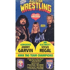 All Star Wrestling Series # 7 - AWA Tag Team Champions Gorgeous Jimmy Garvin & Mr. Electricity Steve Regal
