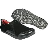 EarthRadiusBlackSuedeSliponShoesLady