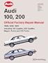 Three Volume Set: Audi 100, 200 Official Factory Repair Manual 1989, 1990, 1991 Including 100 Quattro, 200 Quattro, Wagon, Turbo and 20V Turbo