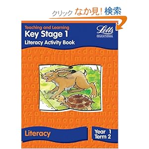 【クリックでお店のこの商品のページへ】Key Stage 1 Literacy: Year 1, Term 2: Activity Book (Letts Primary Activity Books for Schools): 洋書