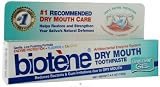 Biotene Antibacterial Dry Mouth Toothpaste with Calcium, Gentle Mint Gel - 4.5 oz