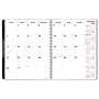 Brownline 2010 RightPage Monthly Planner 14 Months (Dec-Jan), Twin-Wire, Black, 11 x 8.5 Inches (CB1262RP.BLK)