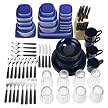 Aria 99-pc. Dining Set - Cobalt