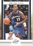 2009/10 Panini Basketball Card Season Update # 177 Randy Foye Washington Wizards