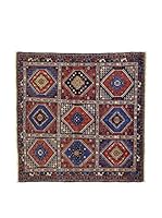 Eden Alfombra Yalameh .N Rojo/Azul 210 x 211 cm