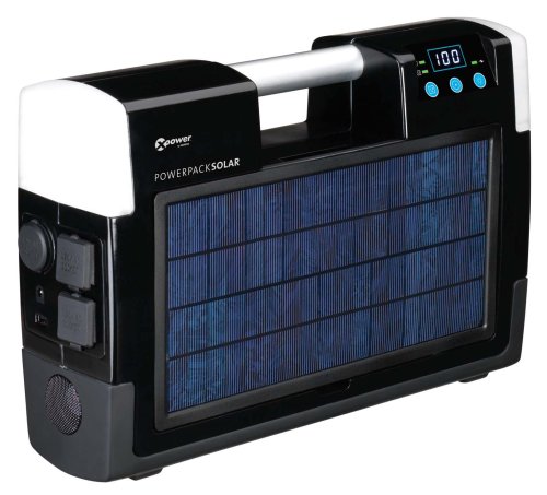Xantrex Technologies Xpower AC/DC Powerpack Solar With 400 Watt Inverter, Two AC Outlets, USB Port, And Digital Display #852-2071