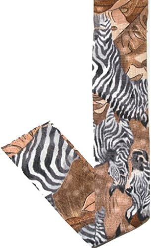 BLUBANDOO NECKBANDOO Cooling Neckwear - Brown Zebra Print - Made in USA
