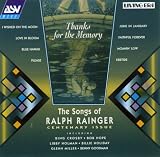 Thanks for the Memory: Songs of Ralph Rainger