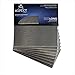 Aspect Peel and Stick Backsplash 3in x 6in Brushed Stainless Long Grain Metal Tile 15 Sq Ft Kit for Kitchen and Bathrooms