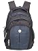Cosmus Polyester 37Litres Black & Navy Blue Travel Backpack RS.1099.00