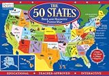 The 50 States Book and Magnetic Puzzle Map: Reader s Digest Learning with Magnetic Board