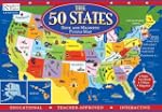 The 50 States Book and Magnetic Puzzl...