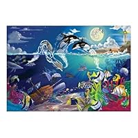 Melissa Doug Underwater Playground Cardboard Jigsaw Puzzle (200 pcs)