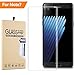 Galaxy Note 7 Screen Protector, BASSTOP [Curved Full Coverage Premium Tempered Screen Glass] [Ultra Thin 0.2mm Thickness] Screen Protector for Samsung Galaxy Note 7 Phone(2016) (Clear)