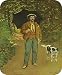 Artist Claude Monet Fine Art MOUSE PAD Portrait d'Homme