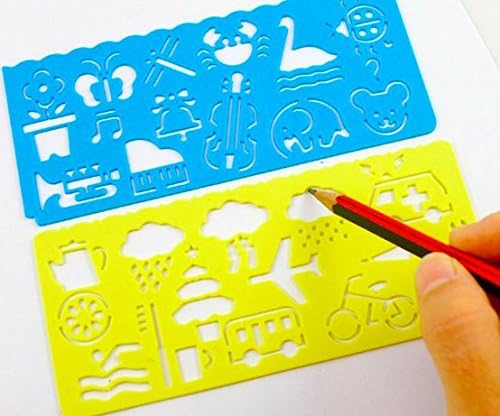 Stencil Ideas and Gel pen kit with Fancy Crayons, As Seen on TV