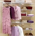 Rubbermaid 3H88 Configurations 3-to-6-Foot Deluxe Custom Closet Kit, White